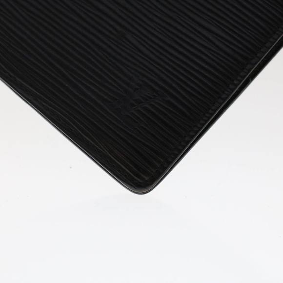 LOUIS VUITTON Epi Agenda GM Day Planner Cover Black R20062 LV Auth 48805 - Picture 14 of 16